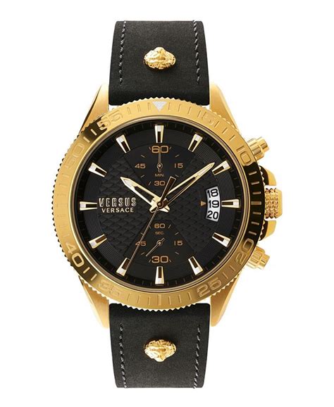 versace versus griffith|Versus by Versace Men's Griffith Leather Strap Watch, 46mm.